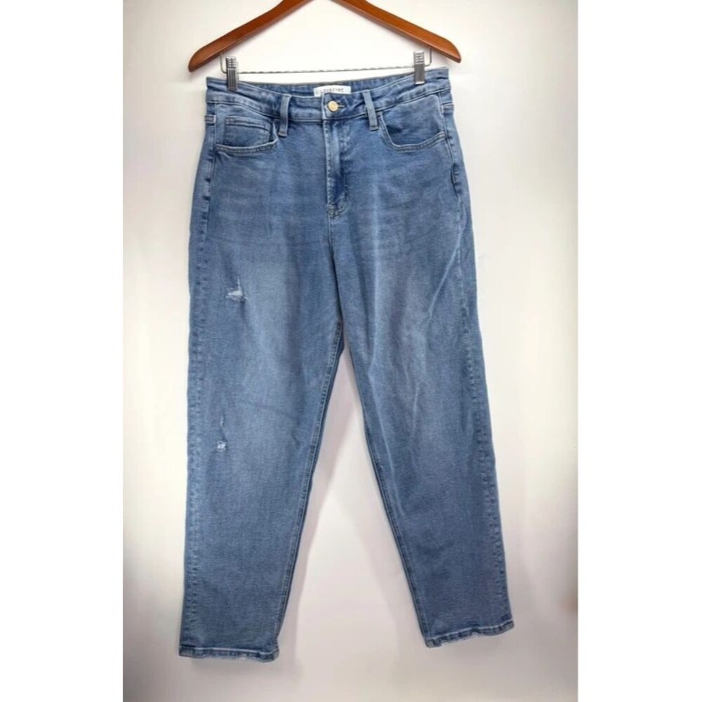 Lovervet by Vervet Distressed Straight Leg Denim Jeans Size 31/13